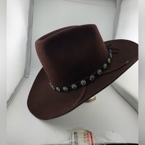 Trail Ridge Wear Beaver felt Collection Cowboy Hat 7 1/8​​​​​​​​​​​